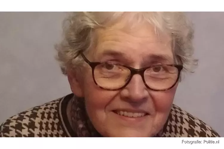 Politie vraagt hulp: zoek mee naar de vermiste Gerda Mooij