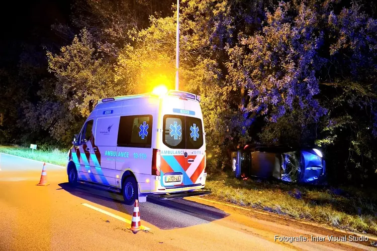 Automobiliste gewond door botsing in Alkmaar