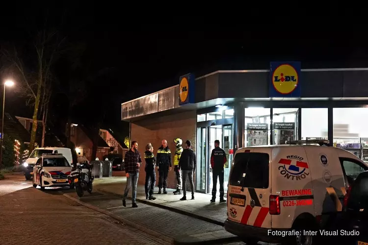 Overval Lidl blijkt loos alarm