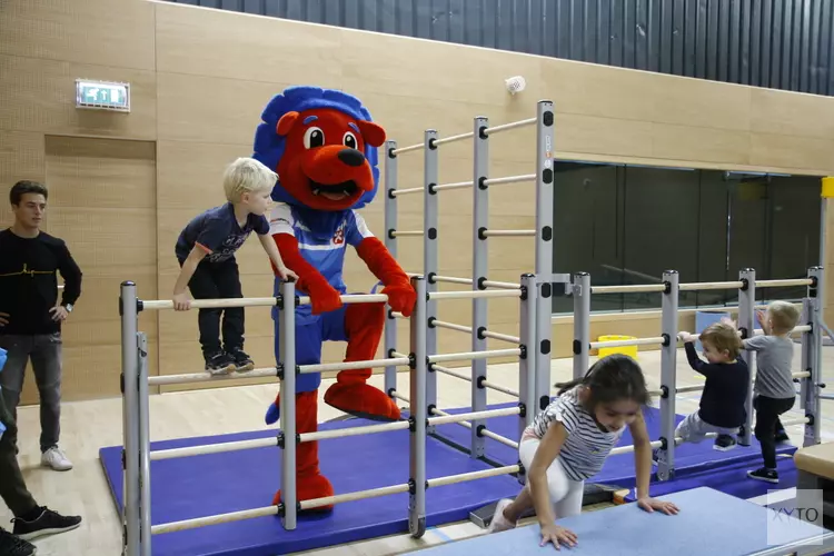 Freddy Fit’s Peutergym in gymzaal Hobbemalaan