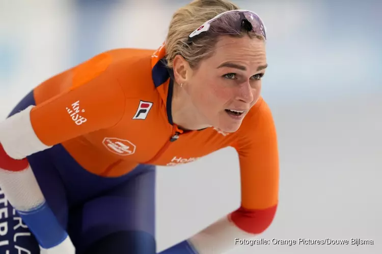 Irene Schouten maakt favorietenrol waar. Eerste goud voor Nederland een feit