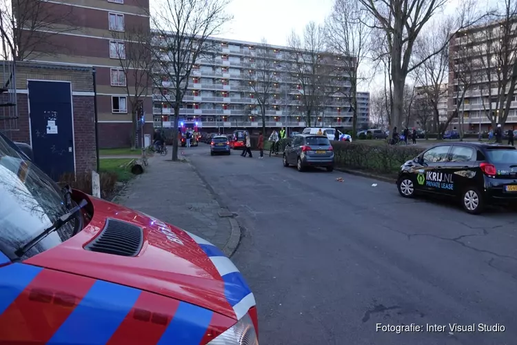 Woningbrand Maasstraat snel onder controle