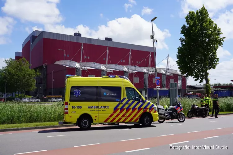 Motorrijder gewond op Diamantweg in Alkmaar