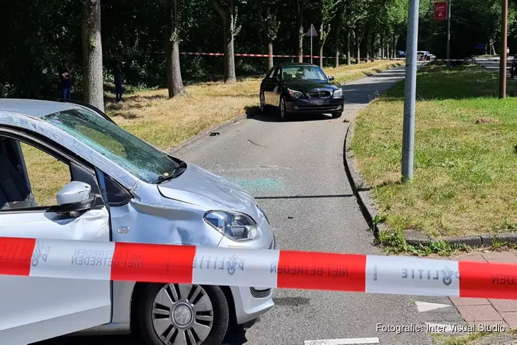 Botsing op Laan van Darmstadt in Alkmaar