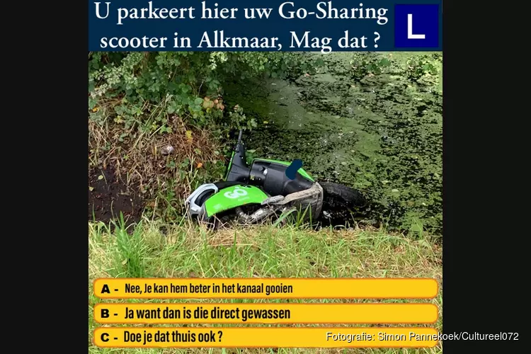 Alkmaar een maand aan de deelscooter: Zegening of ergenis?