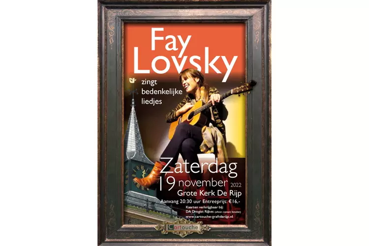 Fay Lovsky naar grote kerk in de Rijp