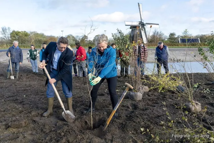 Biodiversiteit langs nieuw fietspad in Olympiapark