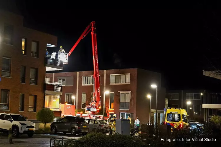 Brand in meterkast appartement Wendelaarstraat