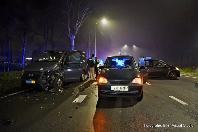 Veel schade bij ongeval op Nollenweg