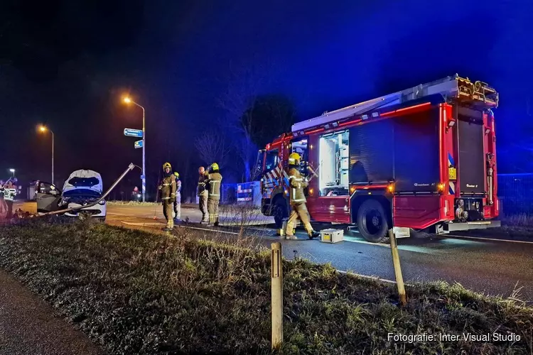 Veel schade bij ongeval op Noordervaart