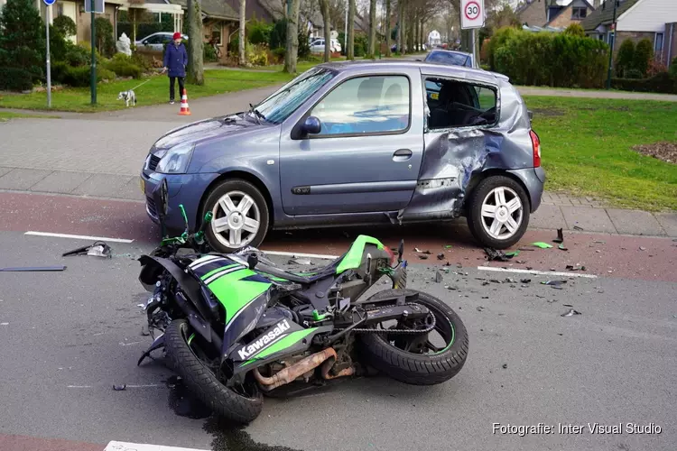 Motorrijder gewond bij ongeval in Heiloo