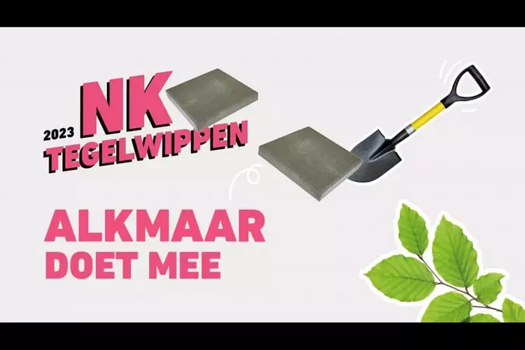Alkmaar doet mee aan het NK Tegelwippen 2023