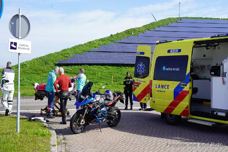 Motorrijder ten val in Alkmaar