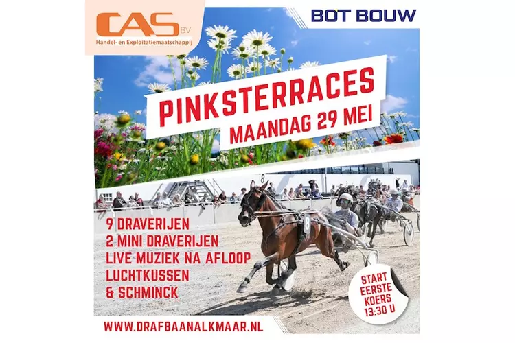 Pinkstermaandag 29 mei spectaculaire draverijen in de Alkmaar ZEturf Arena met het Sprintkampioenschap van Nederland