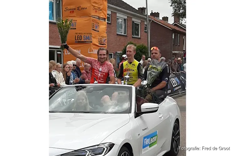 Alcmariaan Sjors de Waard pakt podiumplek in Ronde van Nibiixwoud