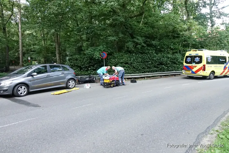 Motorrijder gewond op Duinweg in Bergen