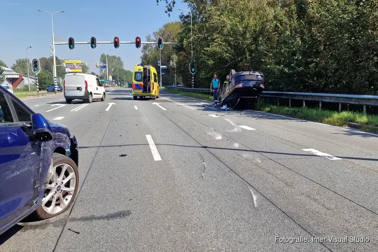 Twee gewonden bij ongeval op N9 bij Alkmaar