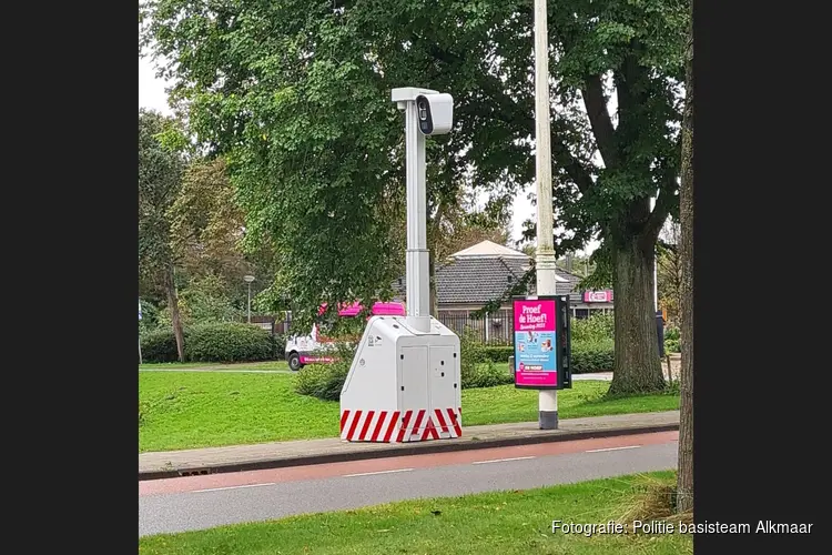 Mobiele flitspaal terug op Vondelstraat