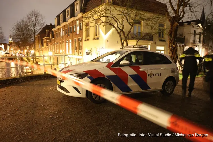 Overval in centrum Alkmaar, plaats delict ingericht