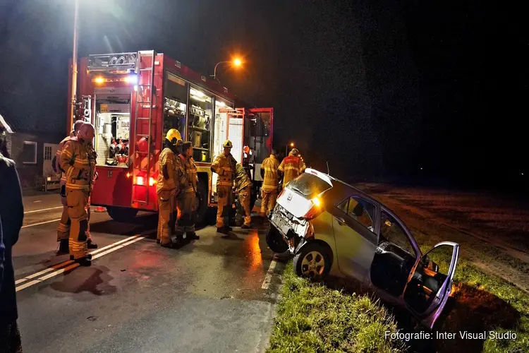 Automobilist gewond bij eenzijdig ongeval in Egmond aan den Hoef