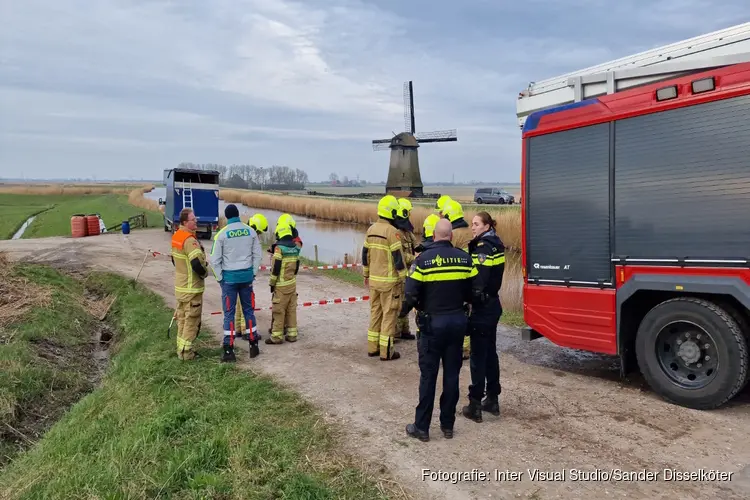 Mogelijk drugsafval aangetroffen in Schermerhorn