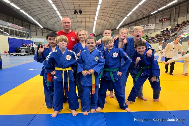 B pupillen team van Beentjes Judo Sport wederom in de prijzen