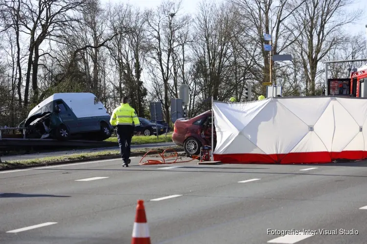 Ernstig ongeval op N9 bij Alkmaar, weg in beide richtingen afgesloten