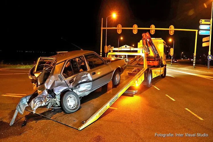 Automobilist gewond bij ongeval op Noordervaart