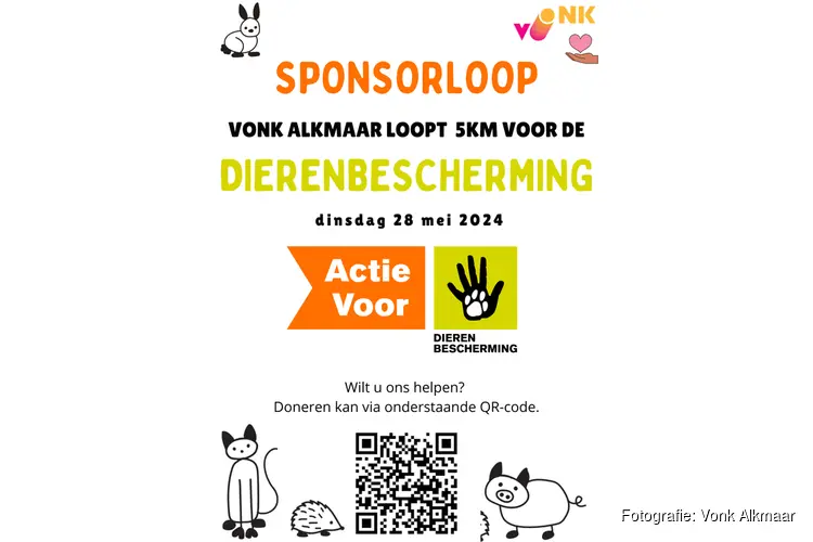 Eerste Vonk Alkmaar Burgerdag op 28 mei – Steun de Dierenbescherming!