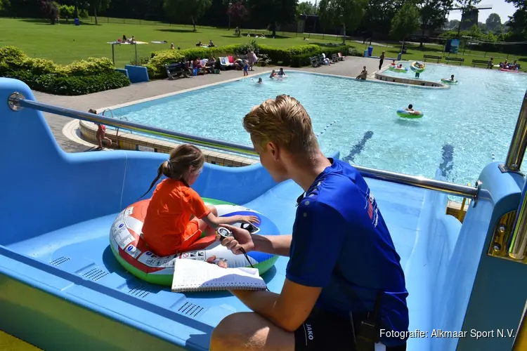 Zomerpret bij zwembad Hoornse Vaart