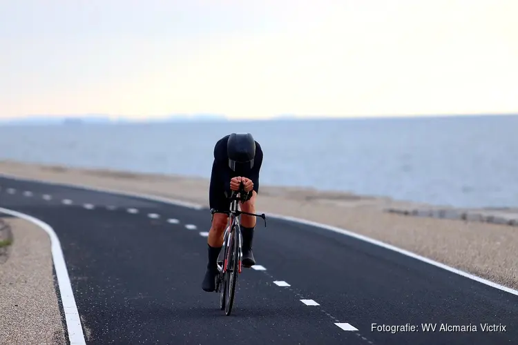 Alcmariaan Steven Heshusius blijft klasse apart op Afsluitdijk