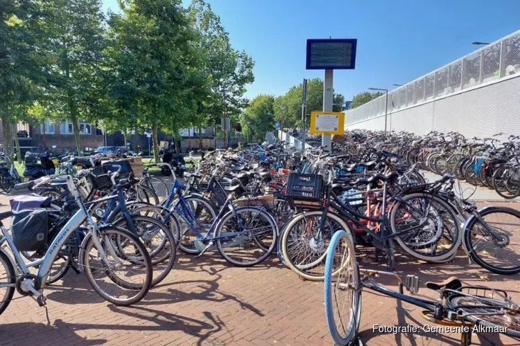 Op 24 en 26 september regent het fietslampjes op station Alkmaar