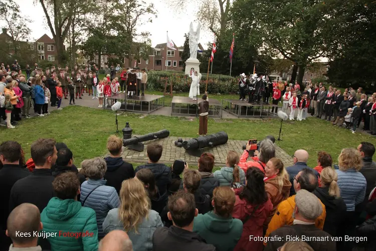 Kranslegging "Een krans voor Victorien"