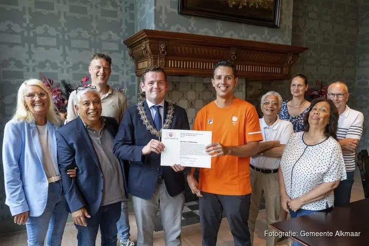 Alkmaarse huldiging voor paralympiër Jean Paul Montanus