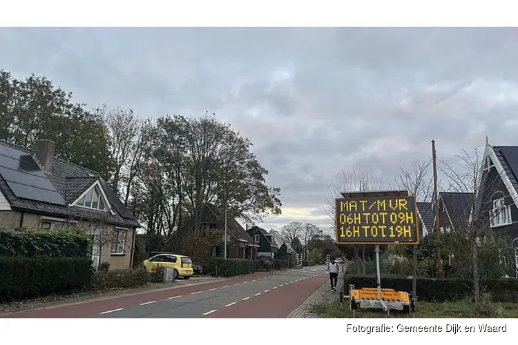 Controle op spitsafsluiting Herenweg in Alkmaar start 4 november