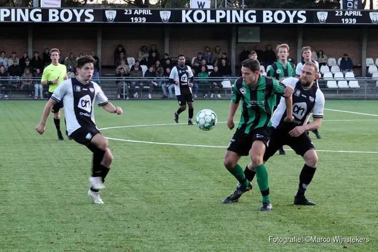 Zaterdagploeg Kolping Boys wint derby van Vrone