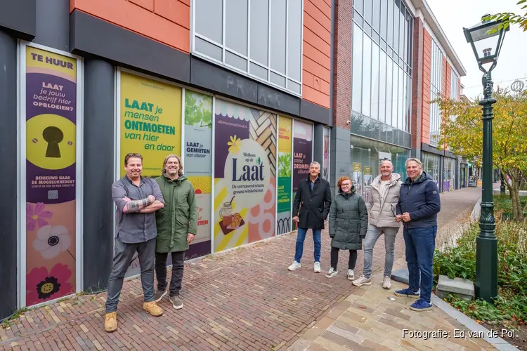 Bestickering op De Laat verbetert aanzicht lege panden