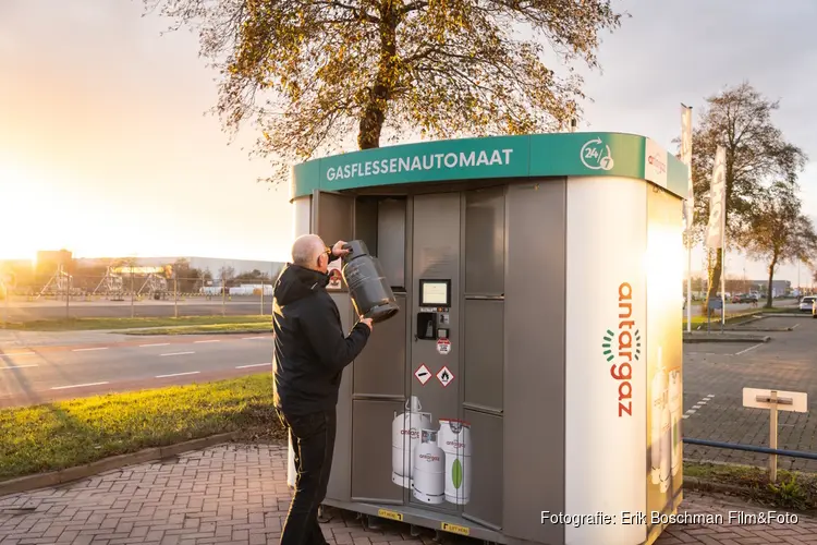 Nieuwe gasflessenautomaat bij Totalenergies Boekelermeer