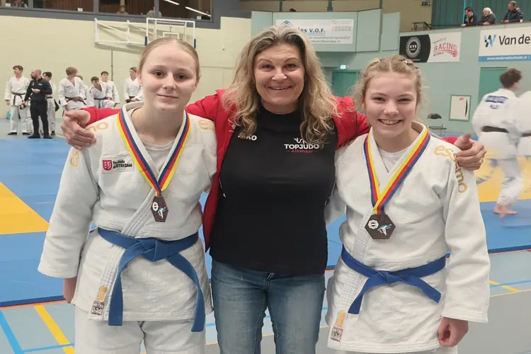 Liv Veldt van Beentjes Judo Sport, plaatst zich voor NK judo