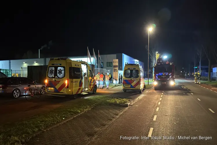 Brand op bedrijventerrein in Alkmaar