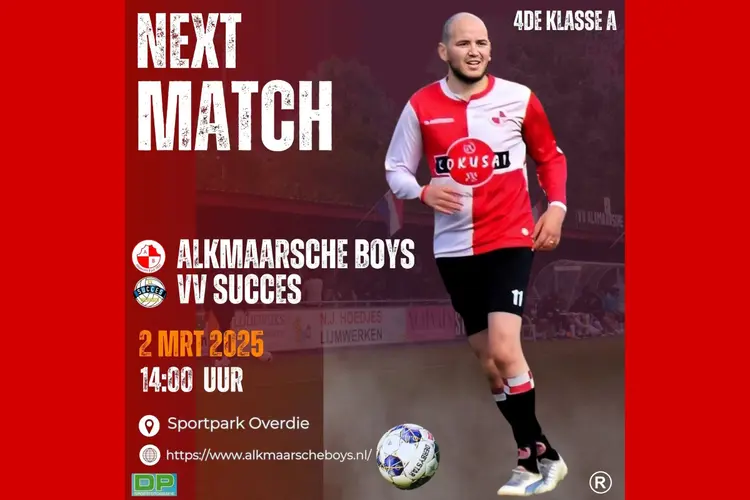 Koploper Alkmaarsche Boys ontvangt Succes