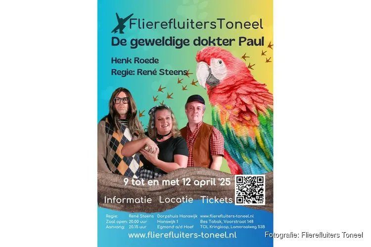 Flierefluiters Toneel speelt: De geweldige dokter Paul.