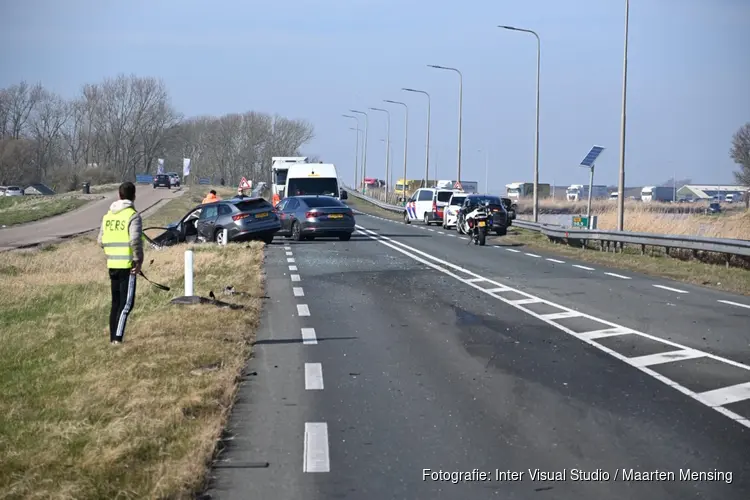 Gewonden bij aanrijding op N9 bij Schoorl